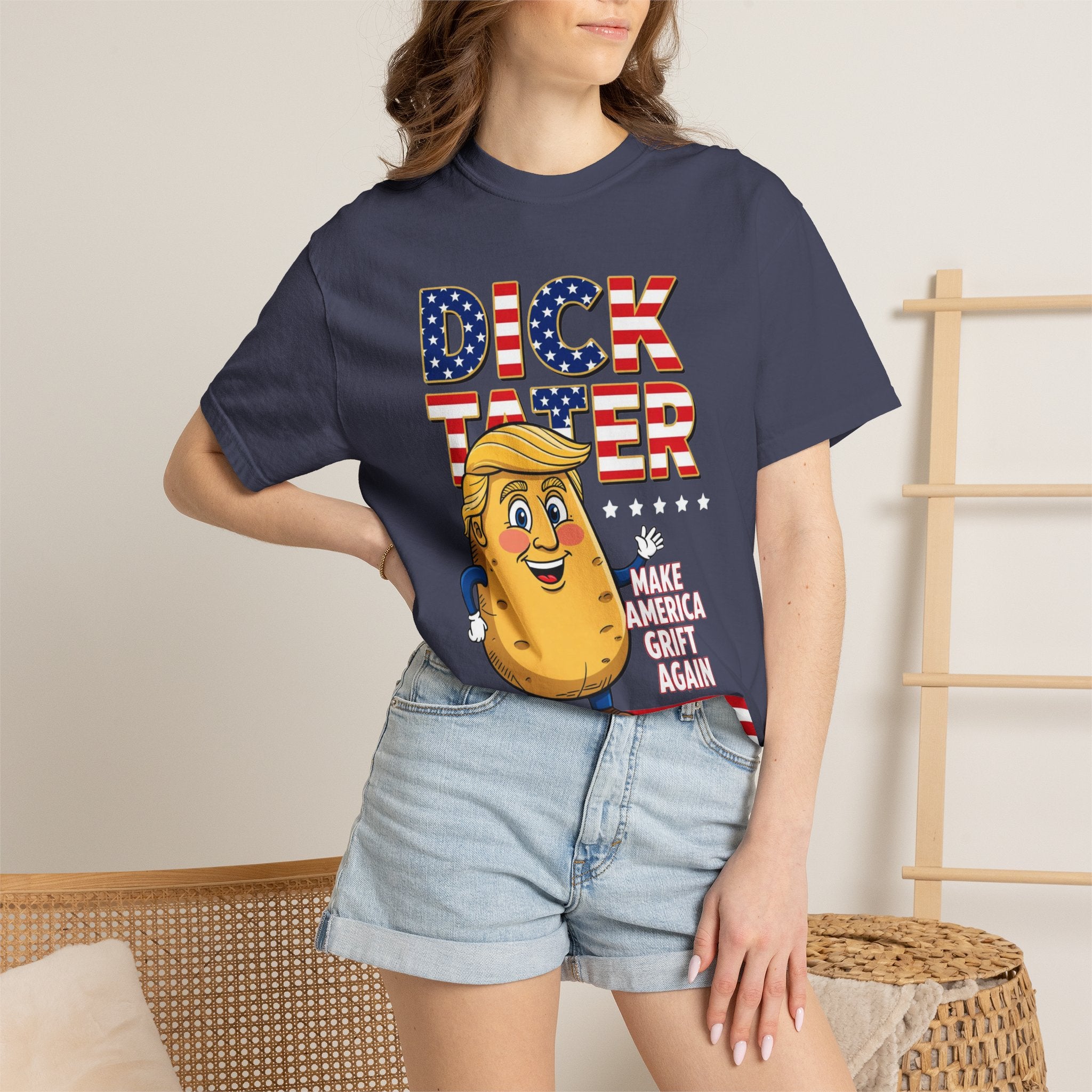 "The Dick Tater (Make America Grift Again)" Unisex Garment-Dyed T-shirt