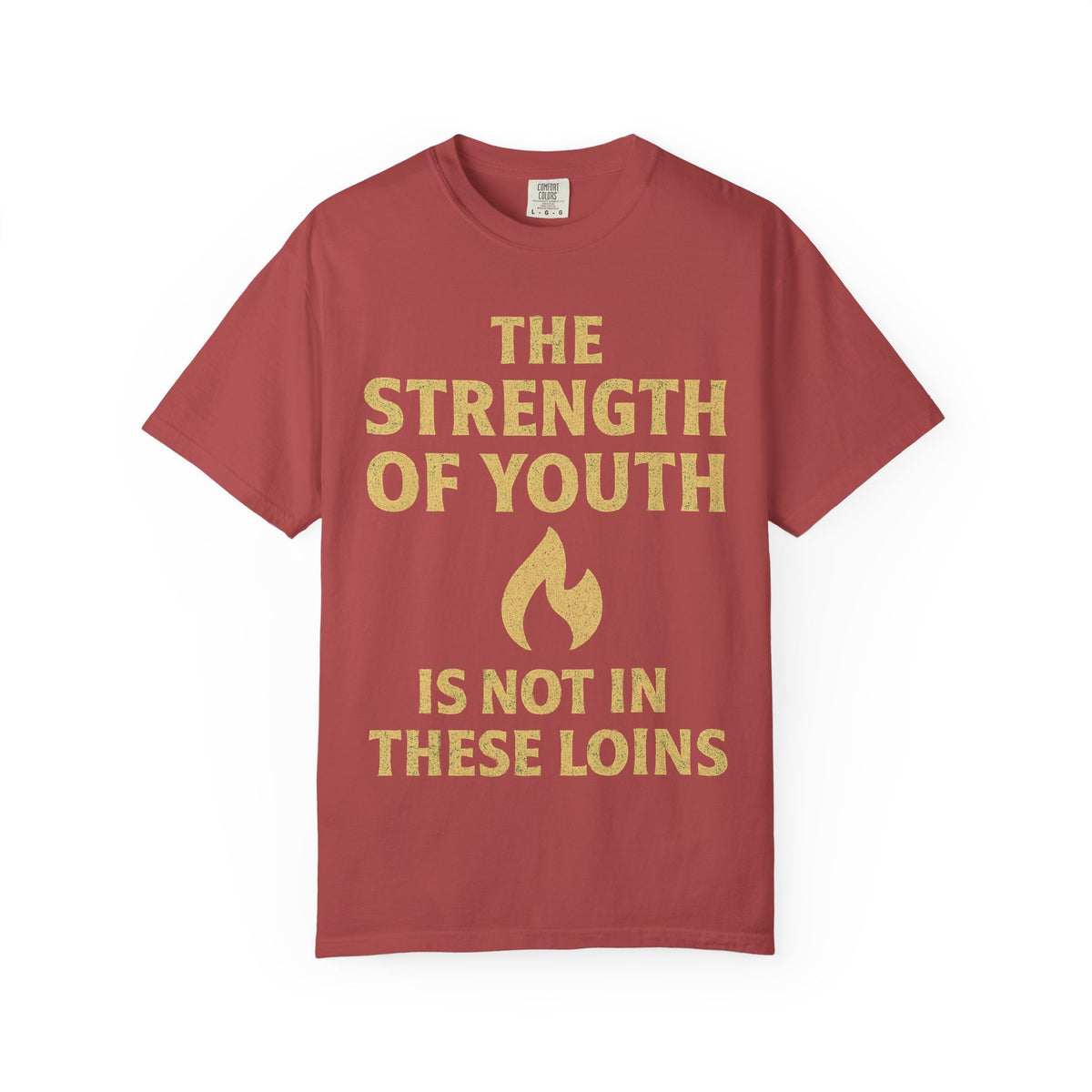 Color: Crimson | Strength of Youth Unisex Garment-Dyed T-shirt