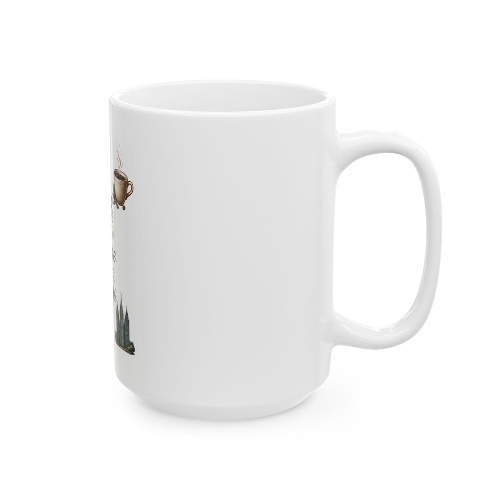 "Coffee is Delightsome" White Ceramic Mug