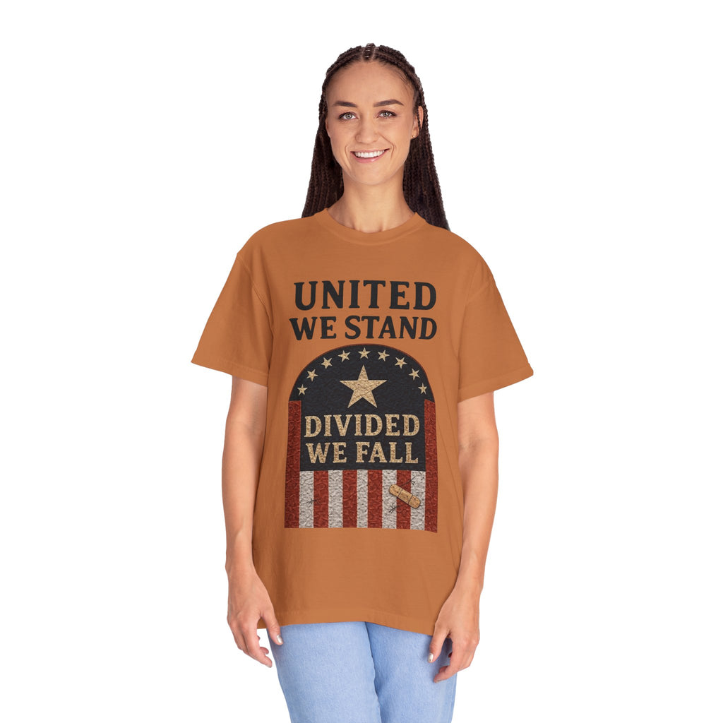"UNITED WE STAND" Unisex Garment-Dyed T-shirt