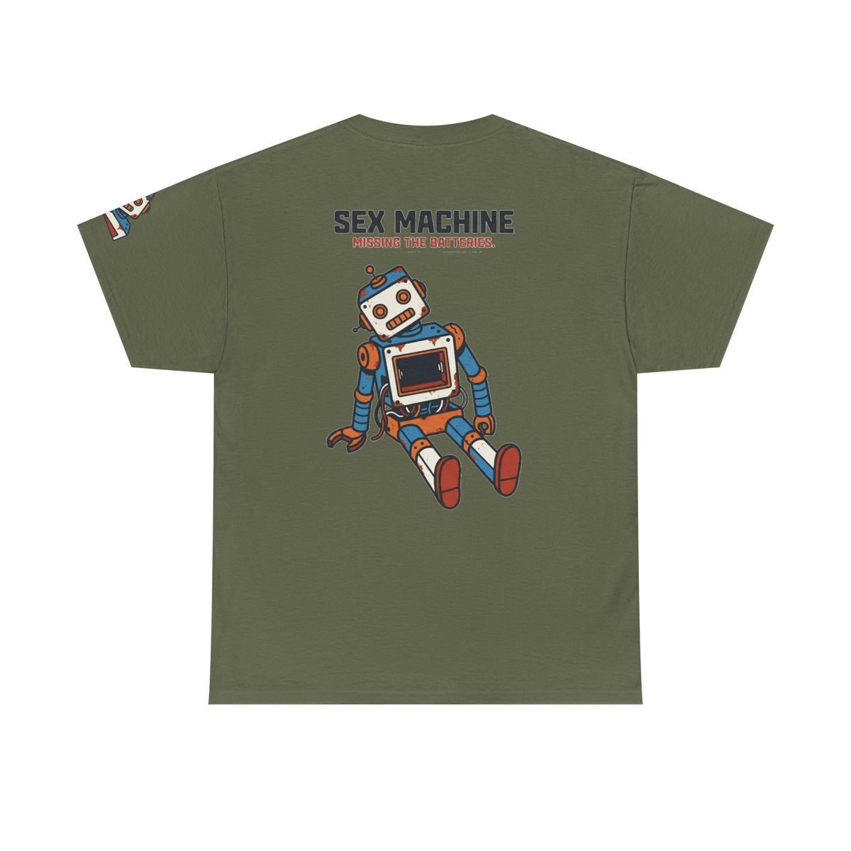Color: Military Green | Sex Machine Premium Graphic Tee