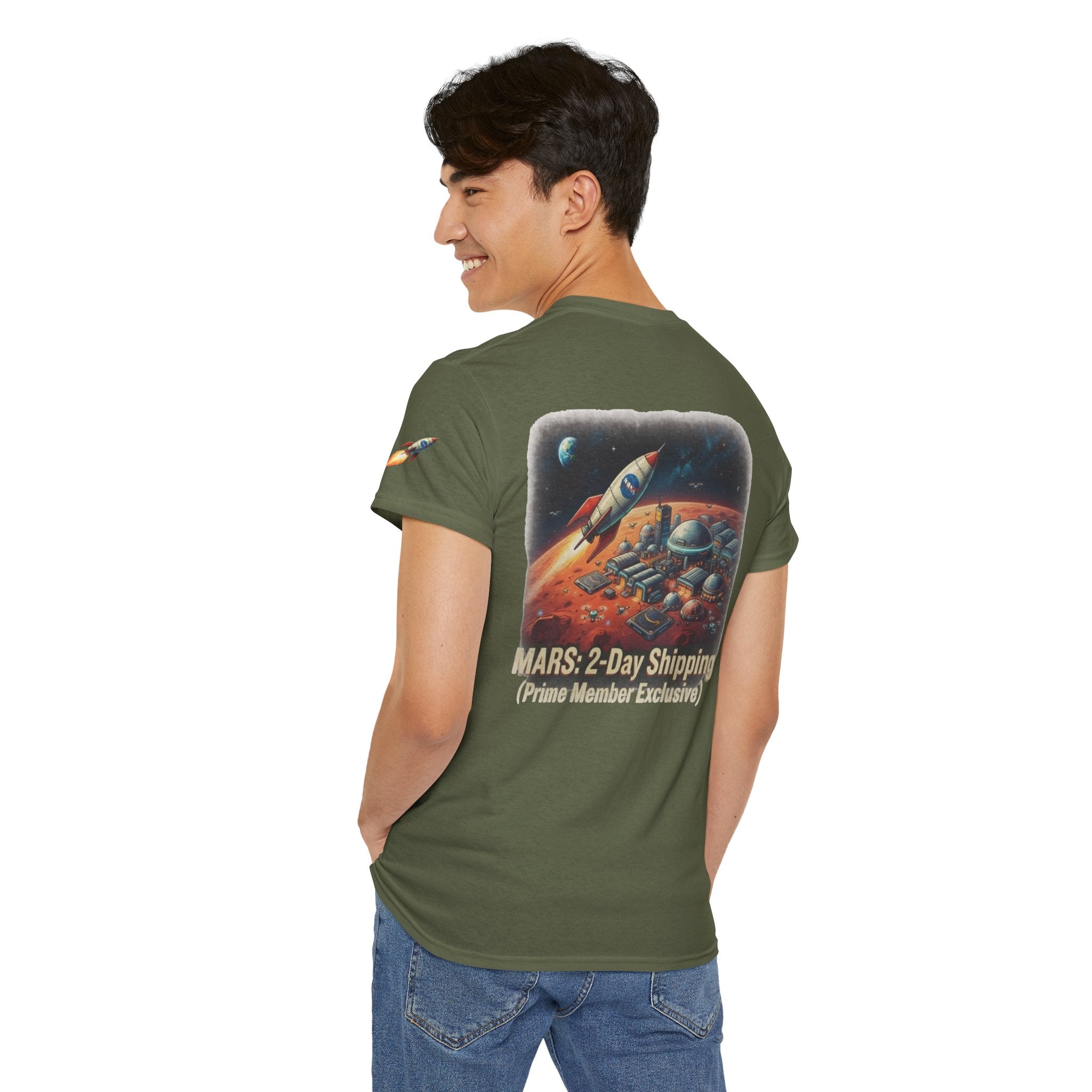"Mars 2 Day Shipping" Premium Graphic Tee