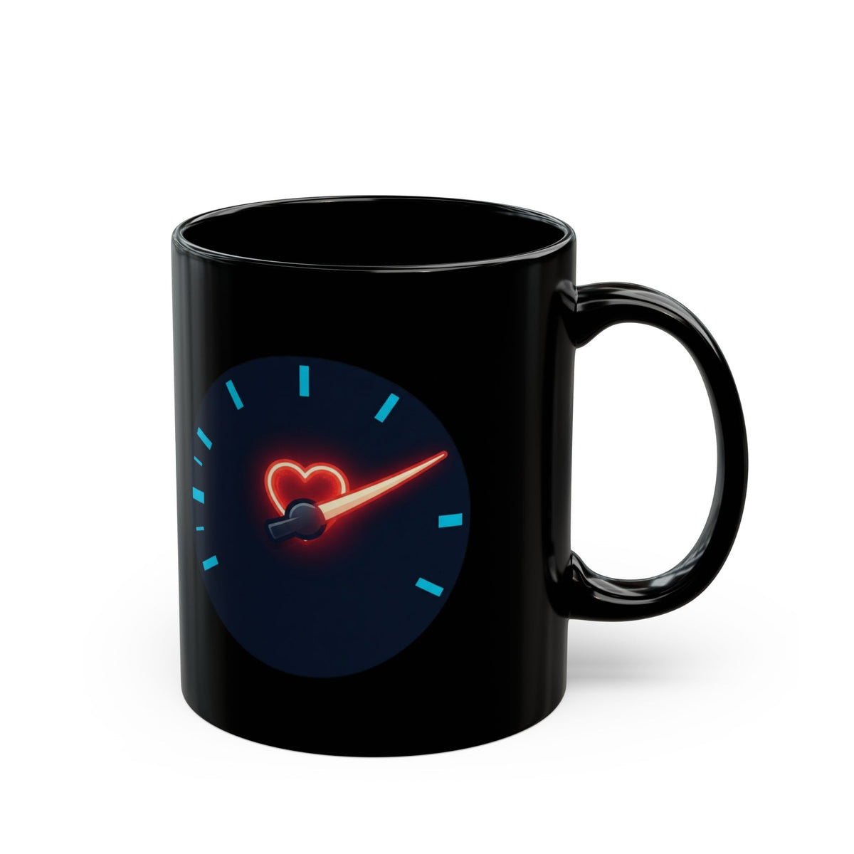 "Full Throttle Tonight" Black Ceramic Mug — Graphic