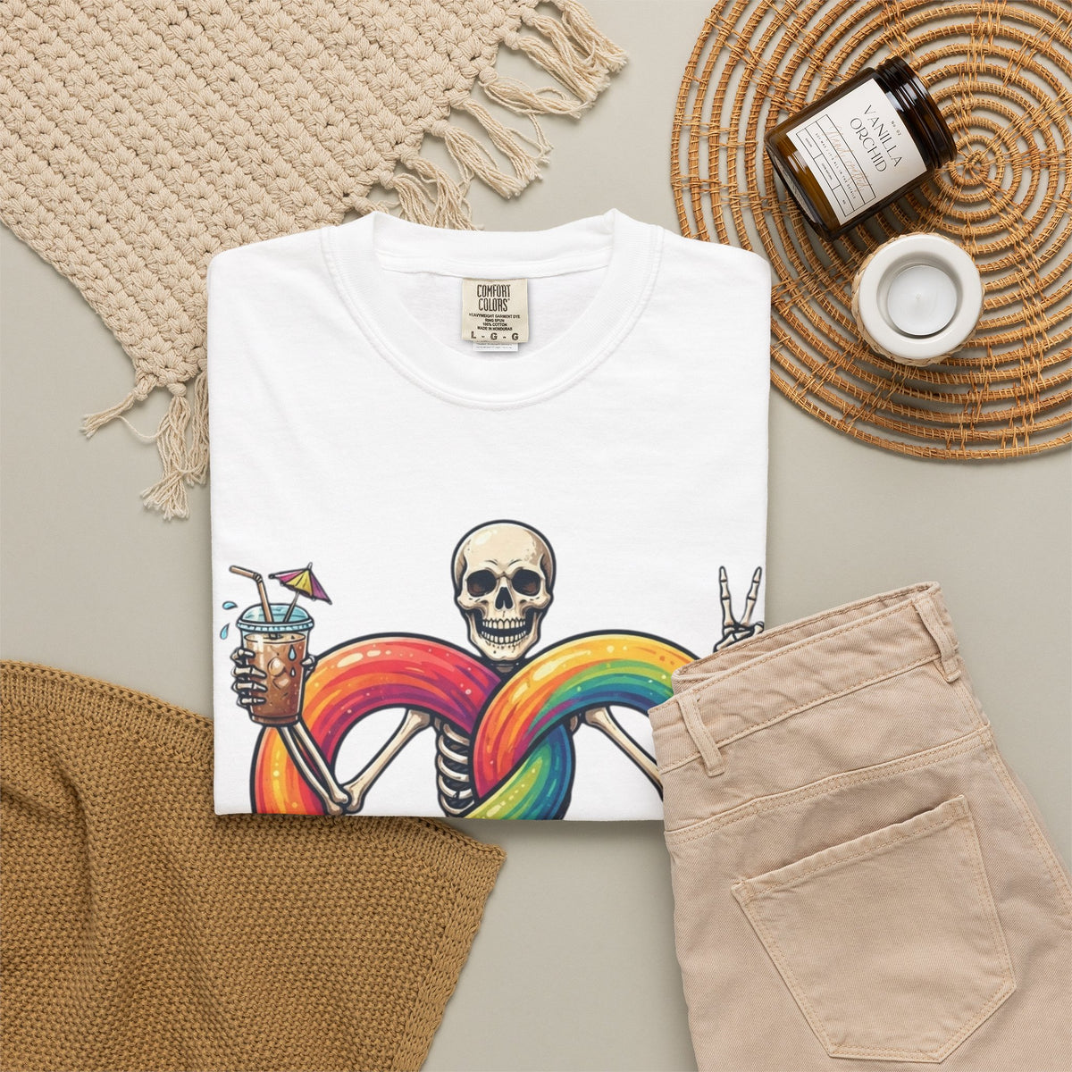 "Flexible But Not About Brunch" Unisex Garment-Dyed Tee