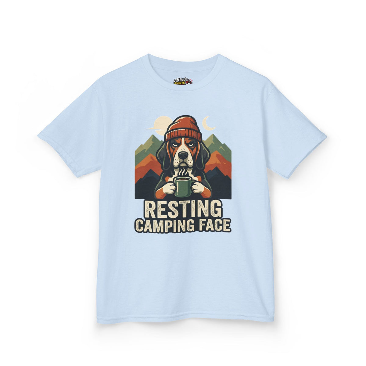 "Resting Camping Face" Kids Tee