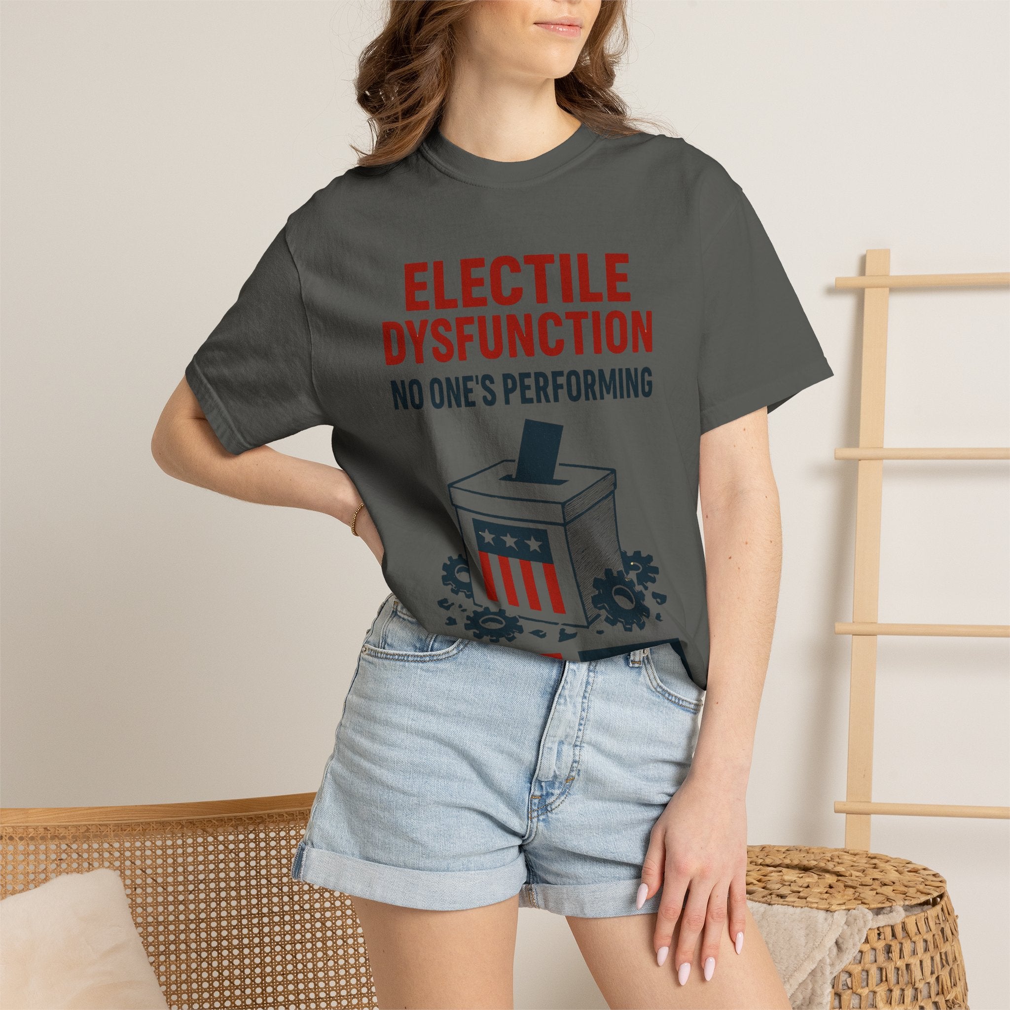 "Electile Dysfunction" Unisex Garment-Dyed T-shirt