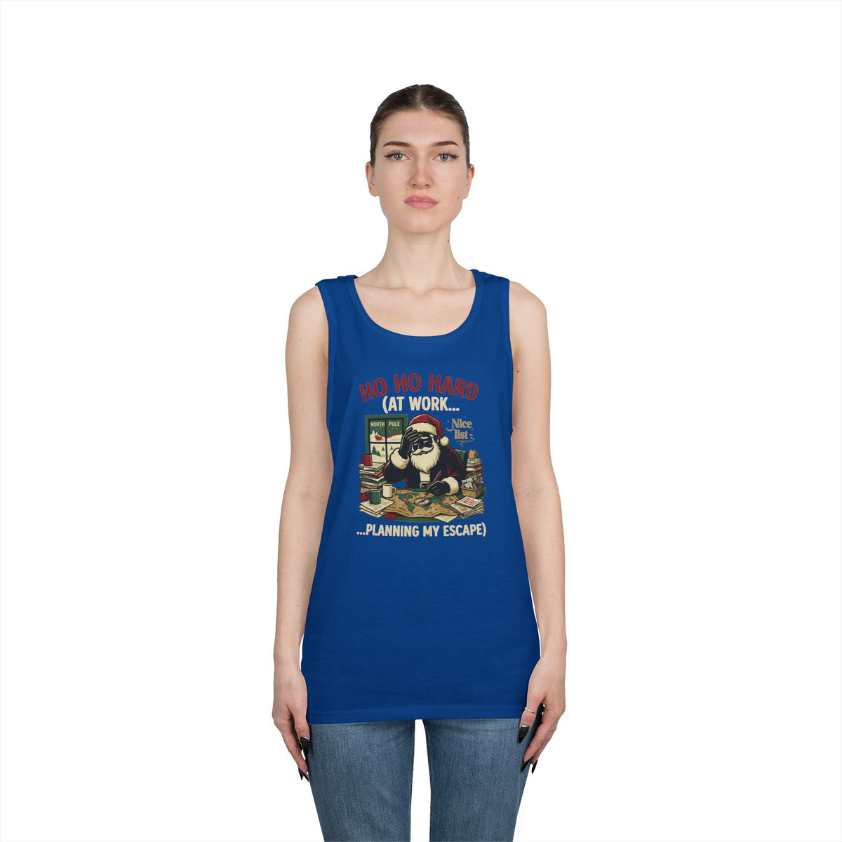 "Ho Ho Hard At Work" Tank Top