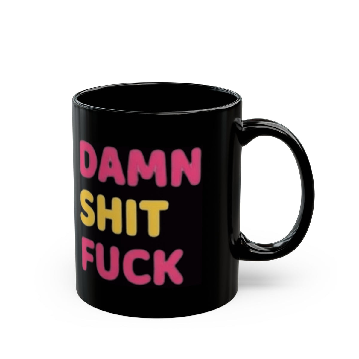 "Do You Think I Give A" Black Ceramic Mug — Graphic