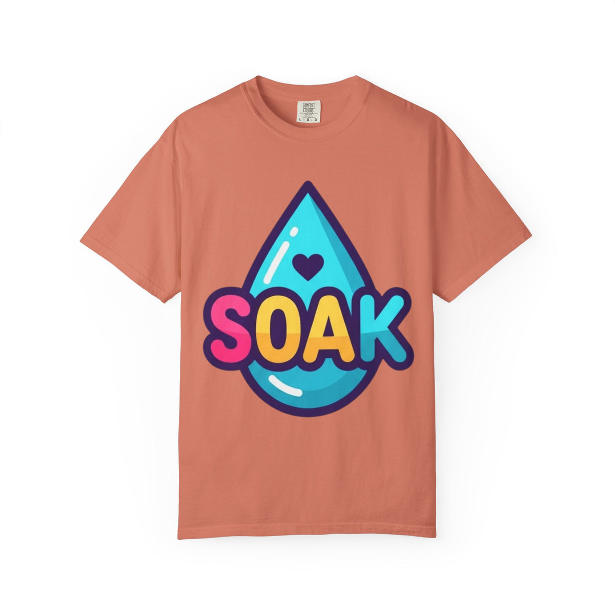 Color: Terracotta | Soak Unisex Garment-Dyed Tee
