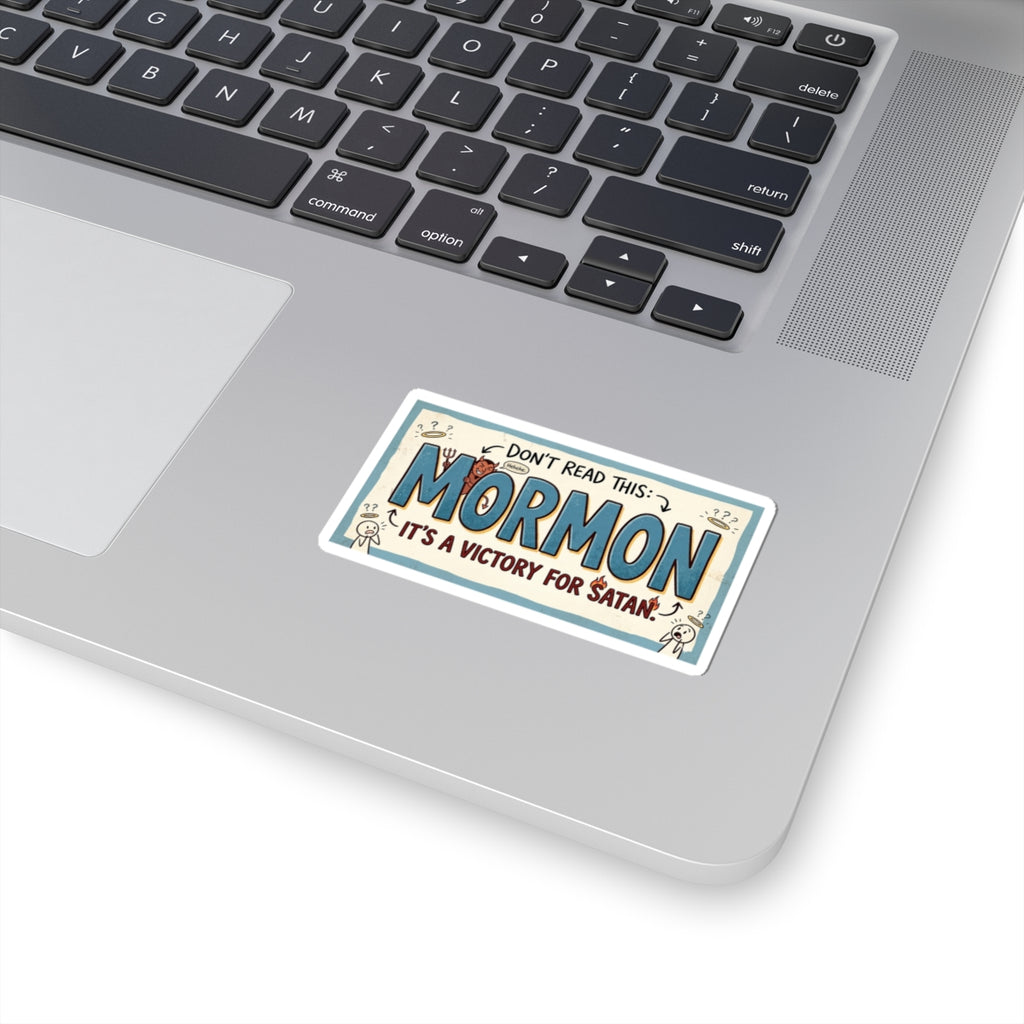 Devil's Dictionary: Mormon Edition | Kiss-Cut Sticker — AttitudeShirts