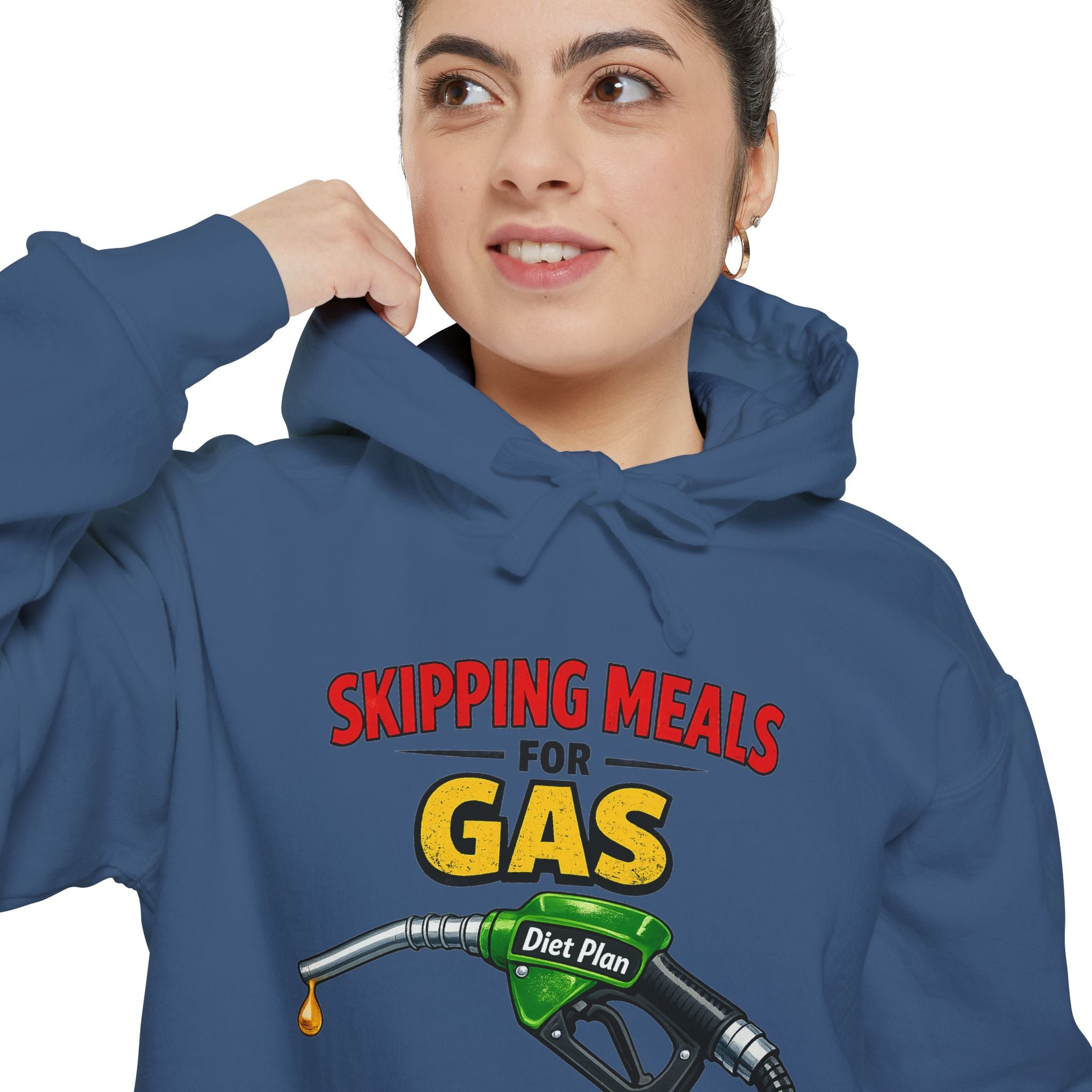 My Gas Diet Plan | Garment-Dyed Hoodie — AttitudeShirts