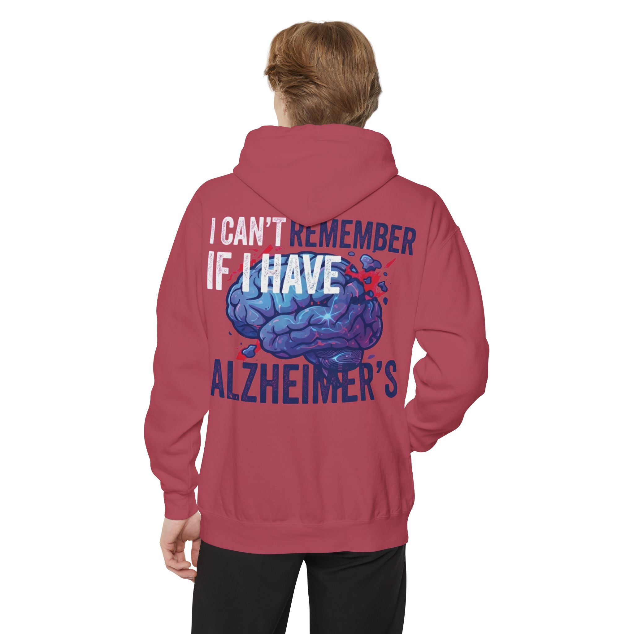 "I Can't Remember" Garment-Dyed Hoodie