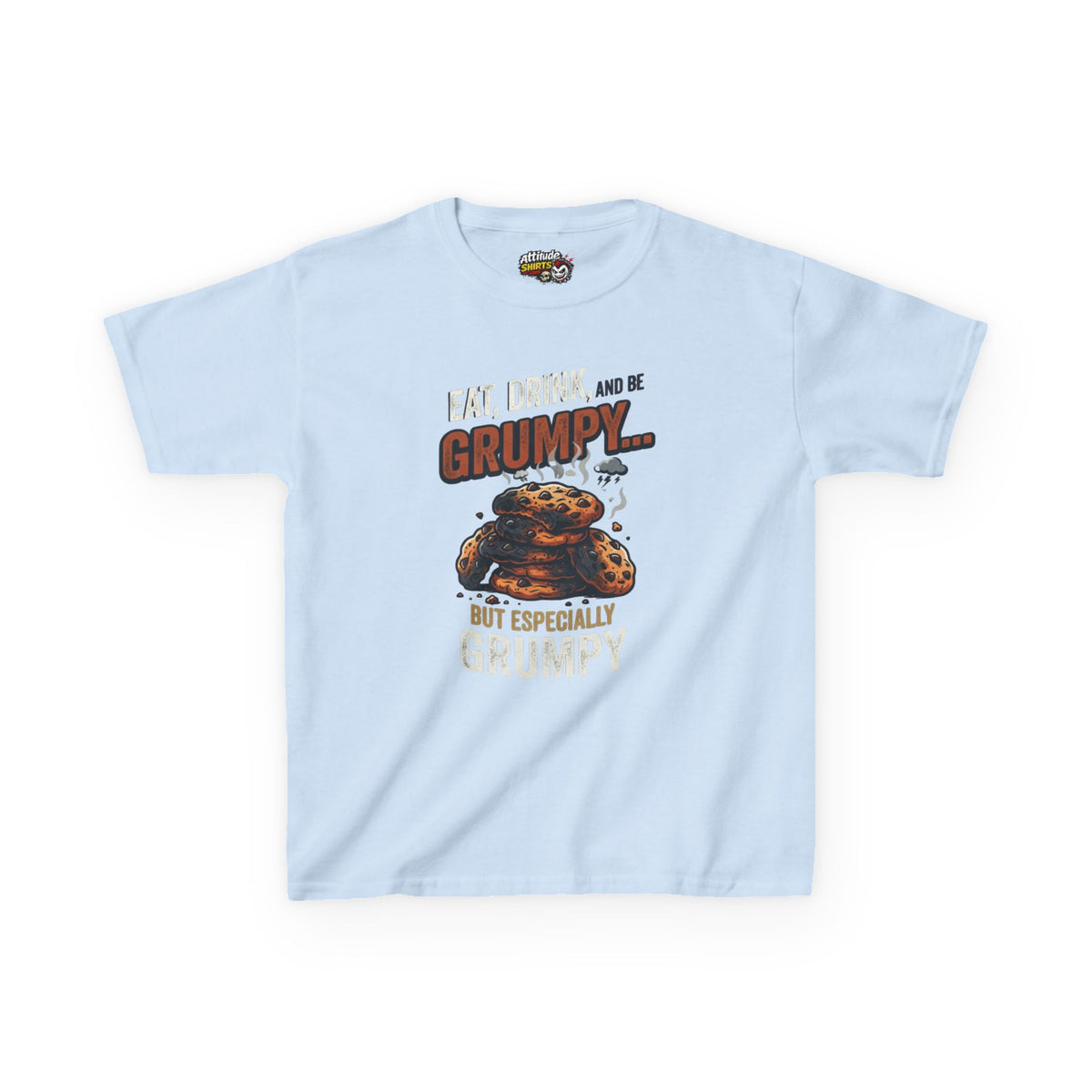 Eat Drink And Be Grumpy Kids Tee