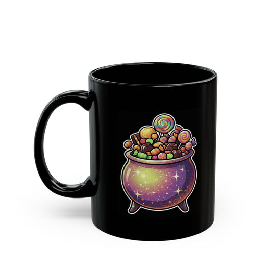 "Witch Better Have My Candy" Black Ceramic Mug — Graphic