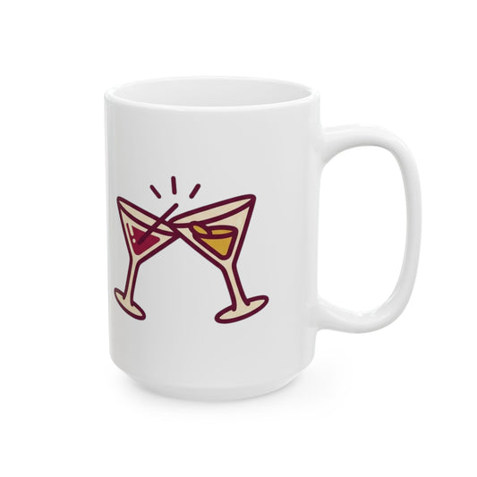 "Thanksgiving Regrets" White Ceramic Mug — Graphic