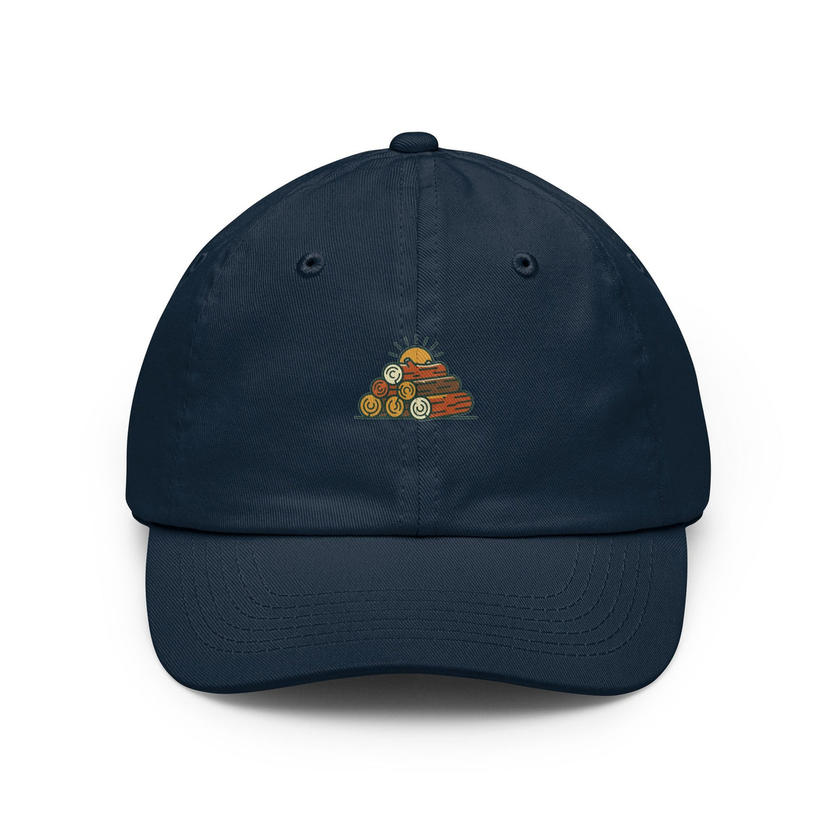 Color: Navy | Morning Wood Appreciation Society Dad Hat — Graphic