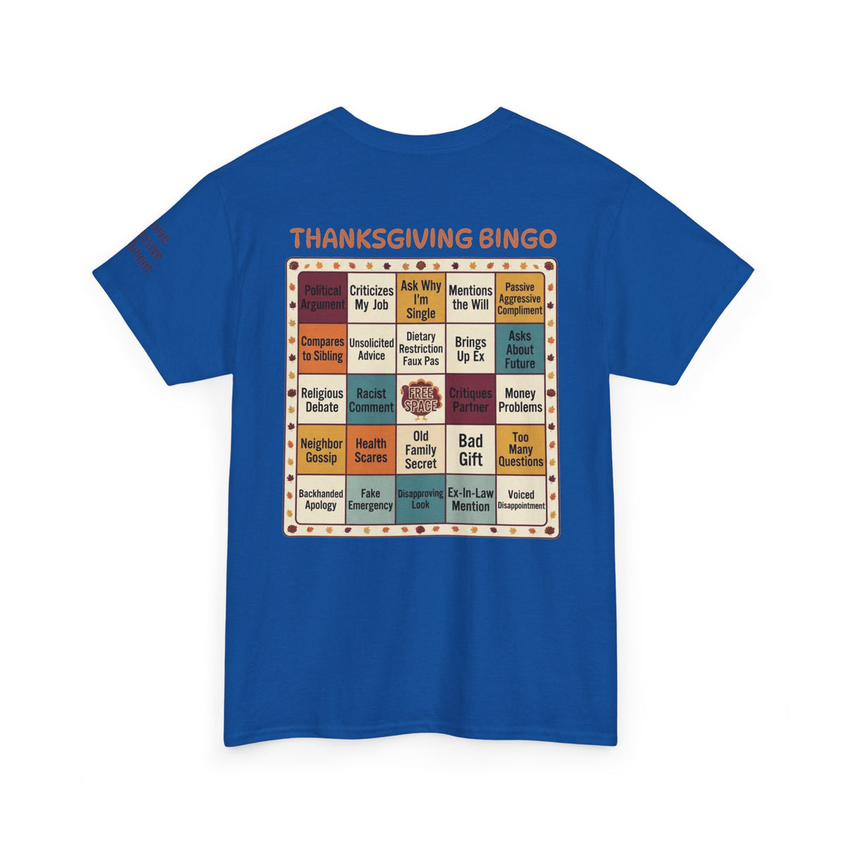 Thankgiving Bingo Premium Graphic Tee