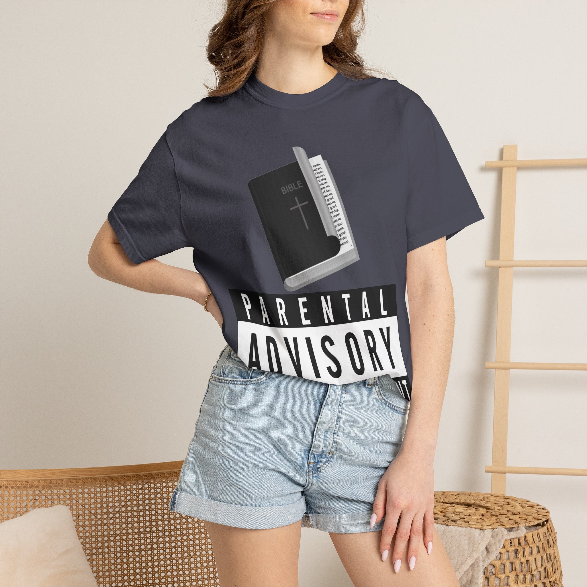 "Rated R for Religious" Unisex Garment-Dyed T-shirt