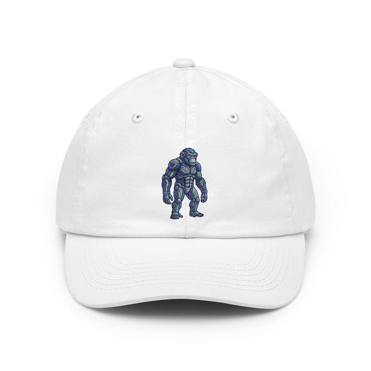 Color: White | Cyber Chimp Dad Hat