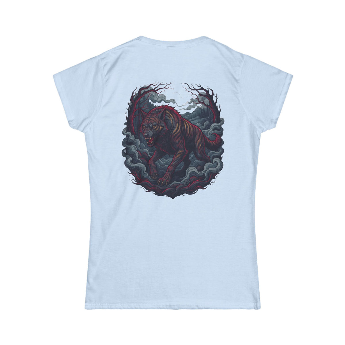 Color: Light Blue | The Beast of Gévaudan (France) Women's Tee