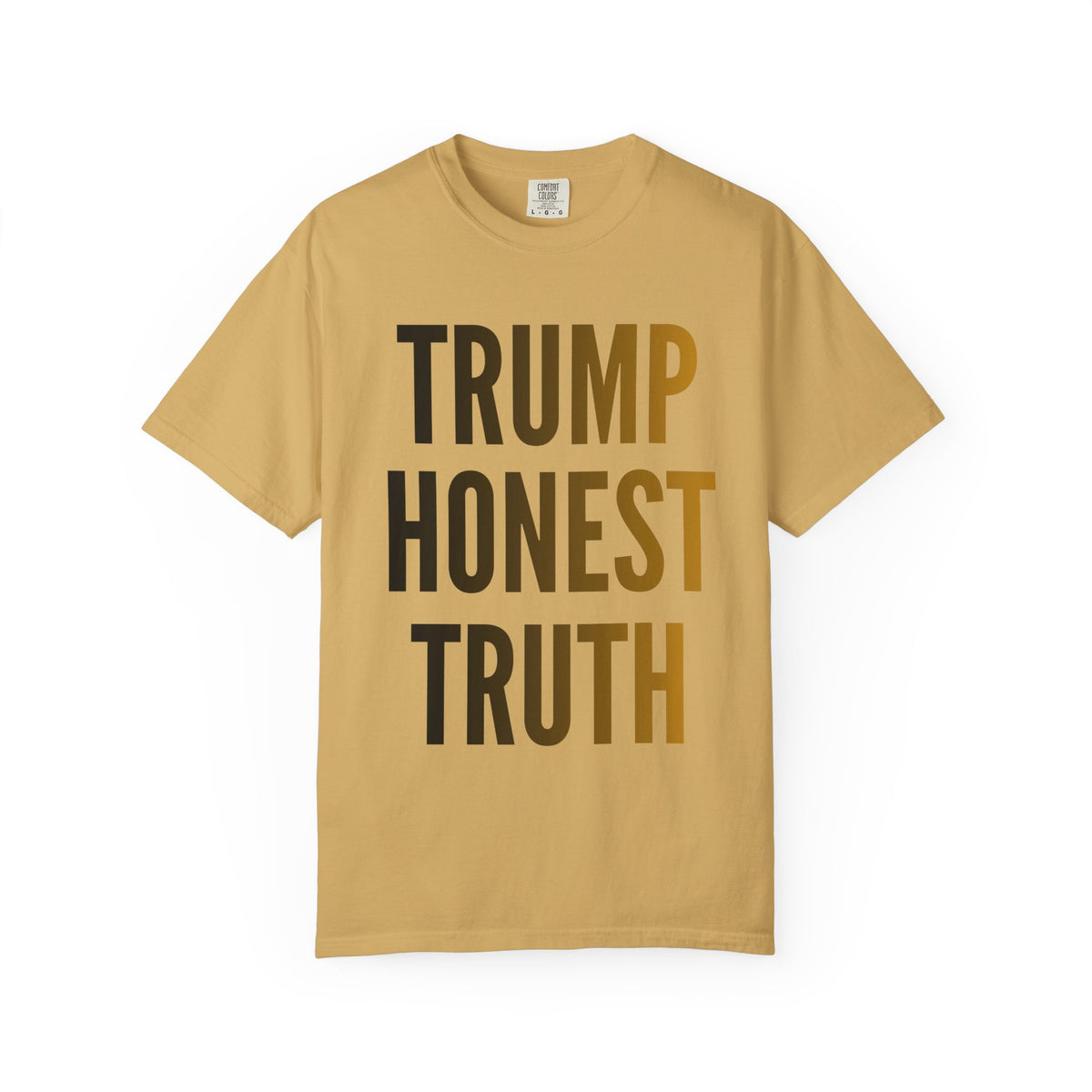 Color: Mustard | Trump Honest Truth Unisex Garment-Dyed Tee