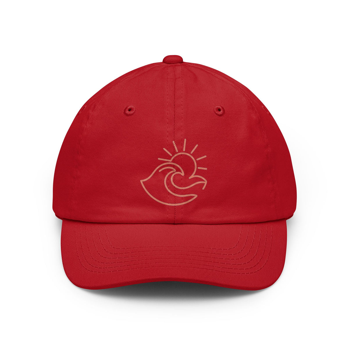 Color: Red | Sun Dad Hat