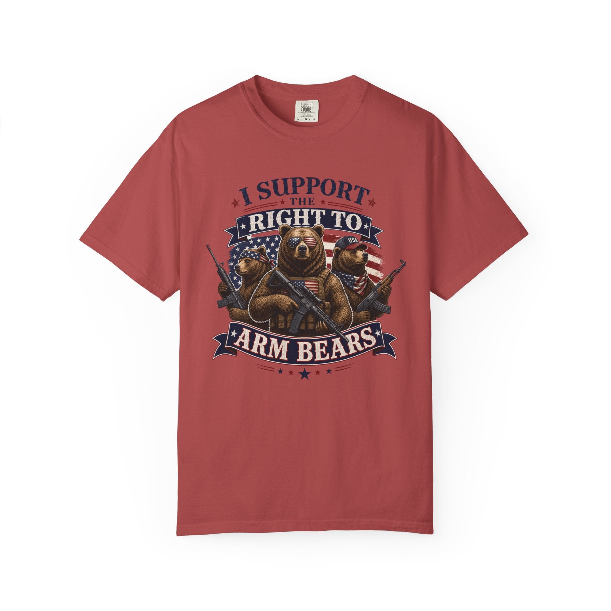 "Armed Bears" Unisex Garment-Dyed Tee