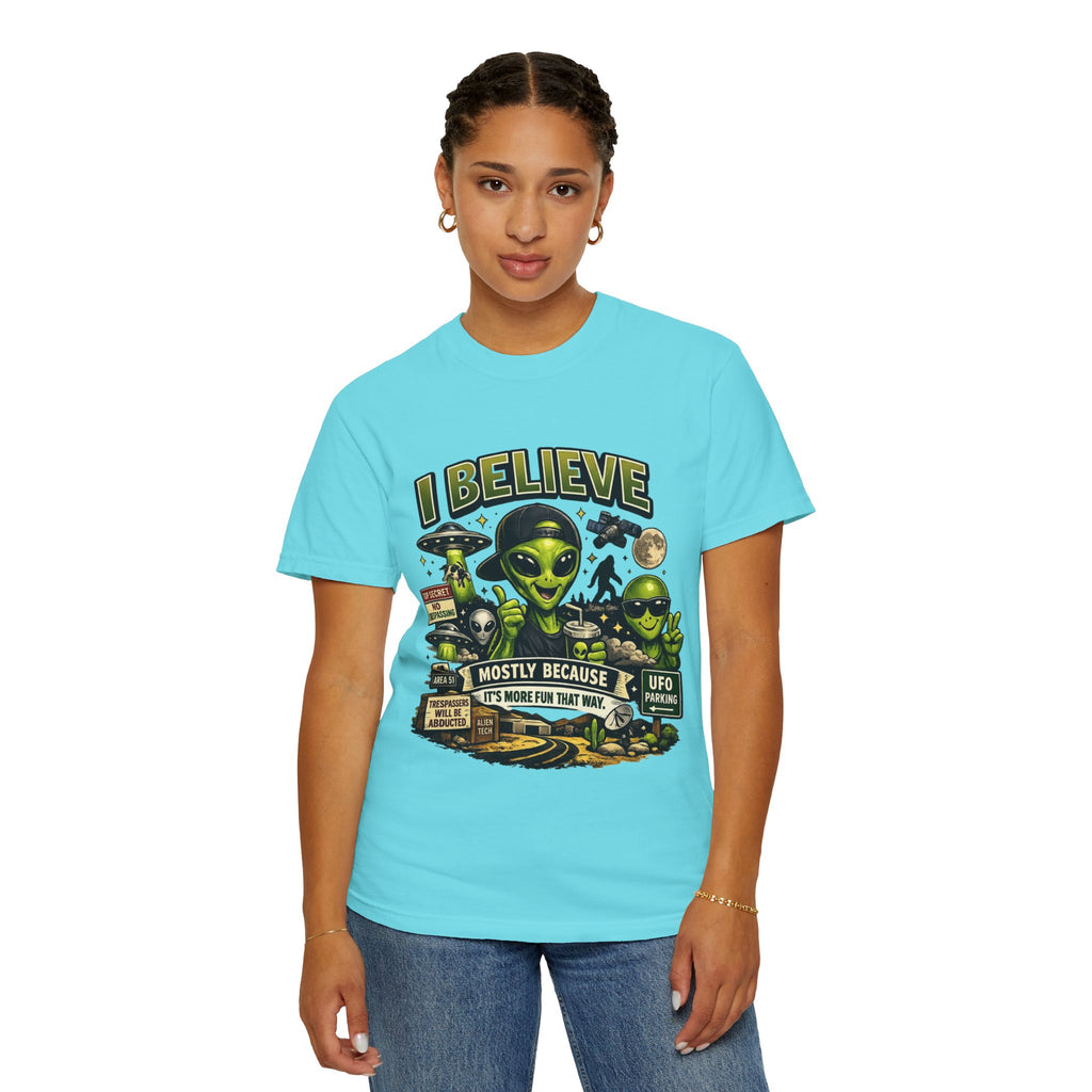 "I Believe" Unisex Garment-Dyed Tee