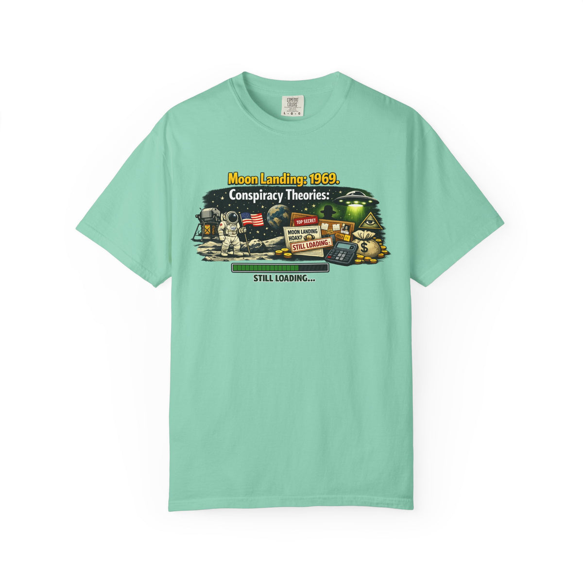 Color: Island Reef | Moon Conspiracy Unisex Garment-Dyed T-shirt