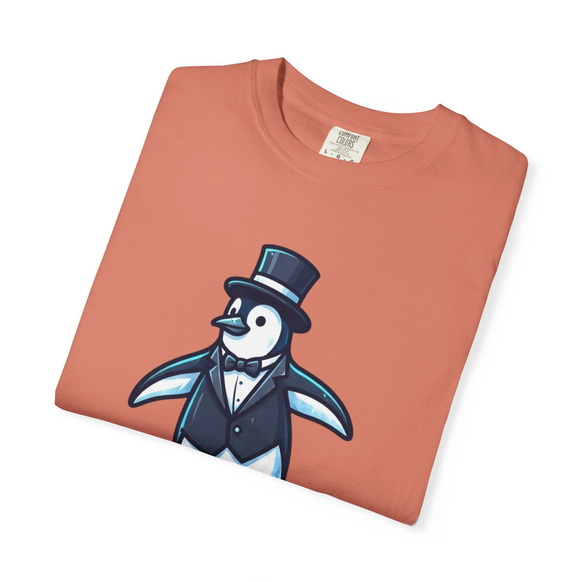 "Penguin Credible" Unisex Garment-Dyed Tee