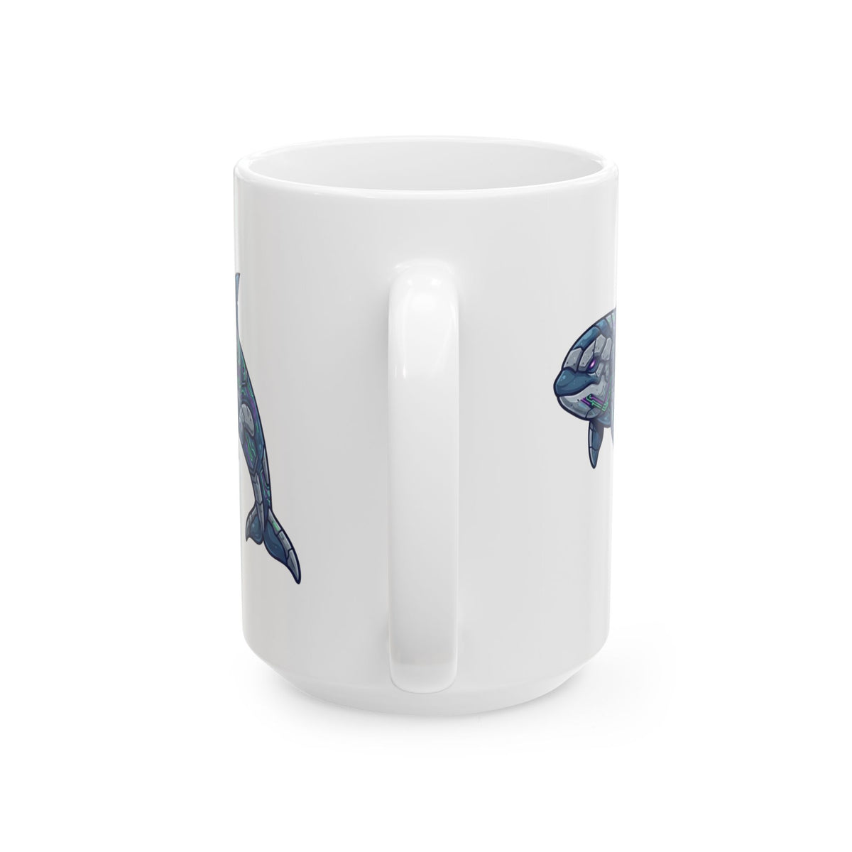 "Killer Whale" White Ceramic Mug