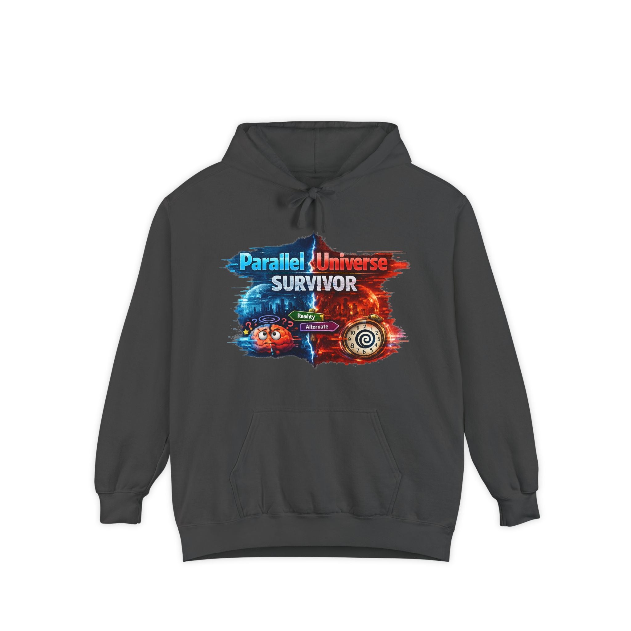 I Survived the Other Timeline | Garment-Dyed Hoodie — AttitudeShirts