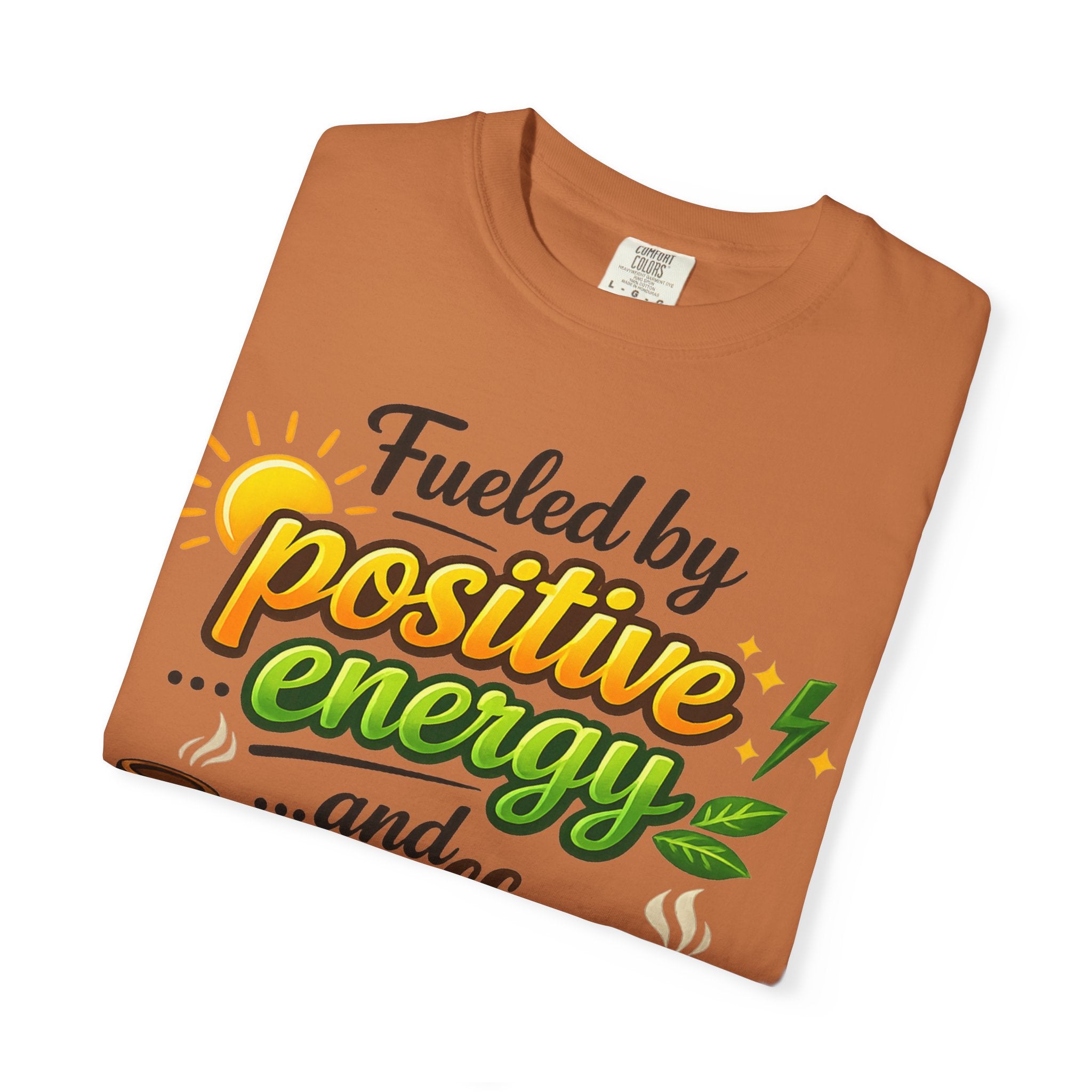 "The High-Voltage Morning Routine" Unisex Garment-Dyed T-shirt