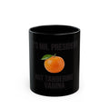 "Tangerine Vagina" Black Ceramic Mug
