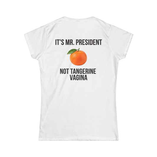 Color: White | Tangerine Vagina Women's Tee