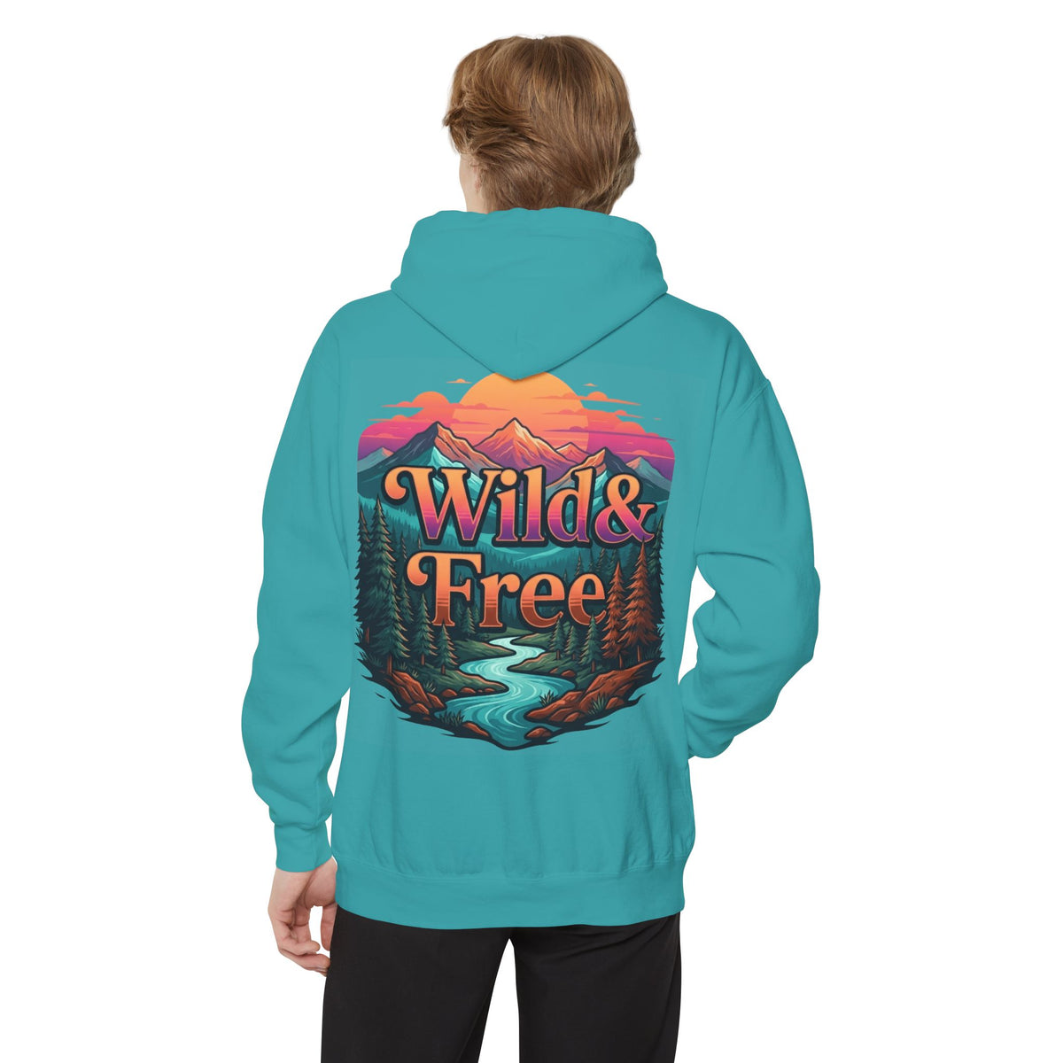 Color: Seafoam | Wild & Free Garment-Dyed Hoodie