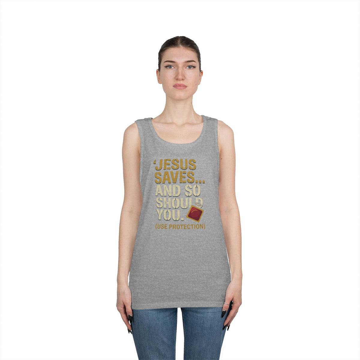 "Good Book Series Jesus Saves and So Should You" Tank Top