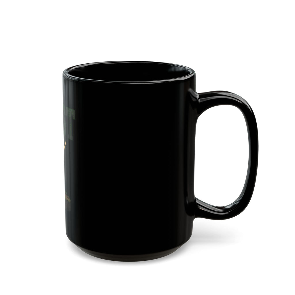 "I Exist" Black Ceramic Mug — Graphic