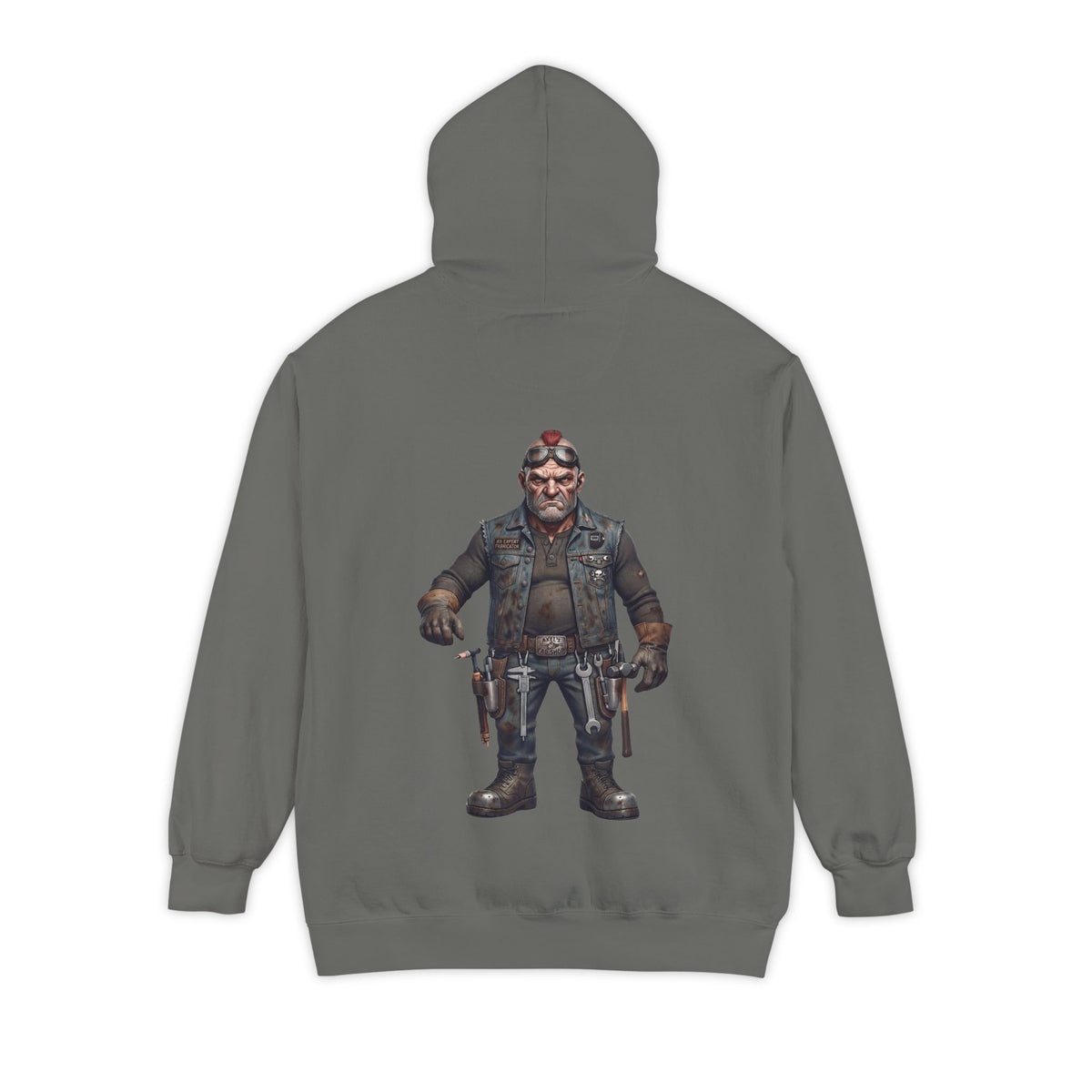 Color: Grey | Axel Garment-Dyed Hoodie
