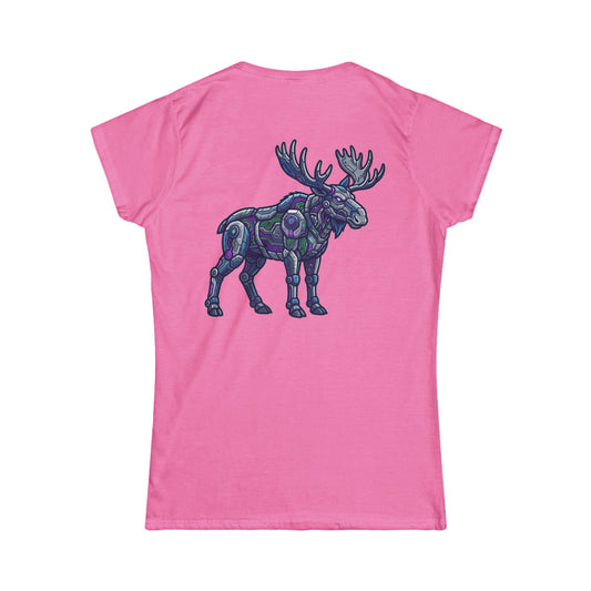 Color: Azalea | Cyber Moose Women's Tee