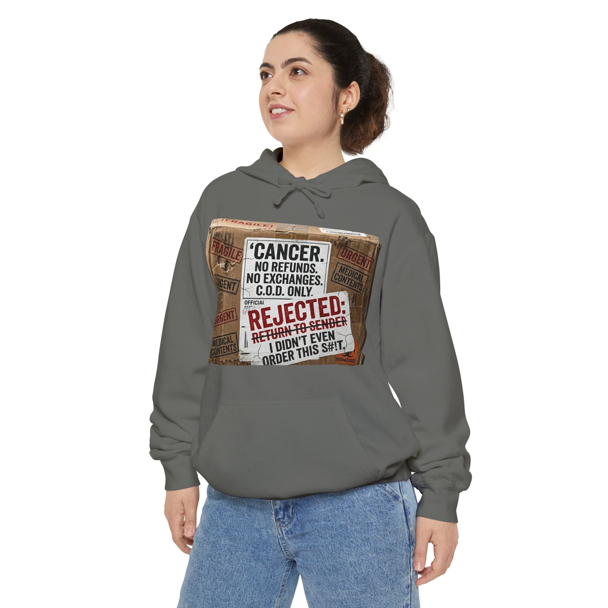 Return to Sender: Cancer Edition | Garment-Dyed Hoodie — AttitudeShirts