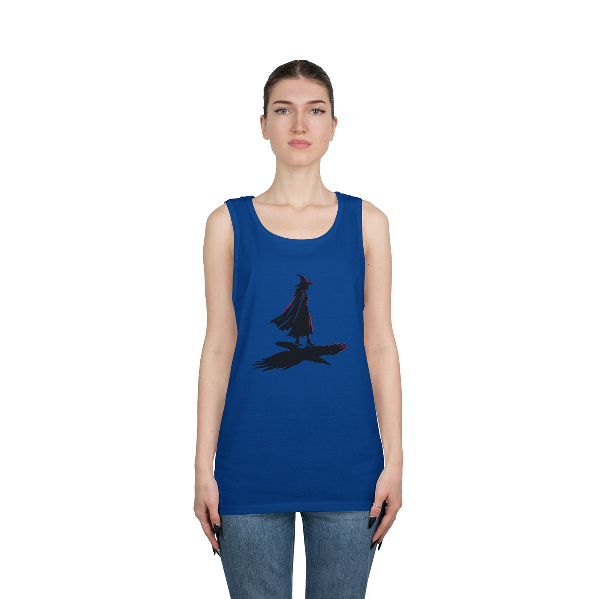 Color: Royal | Witch With Raven Shadow Tank Top
