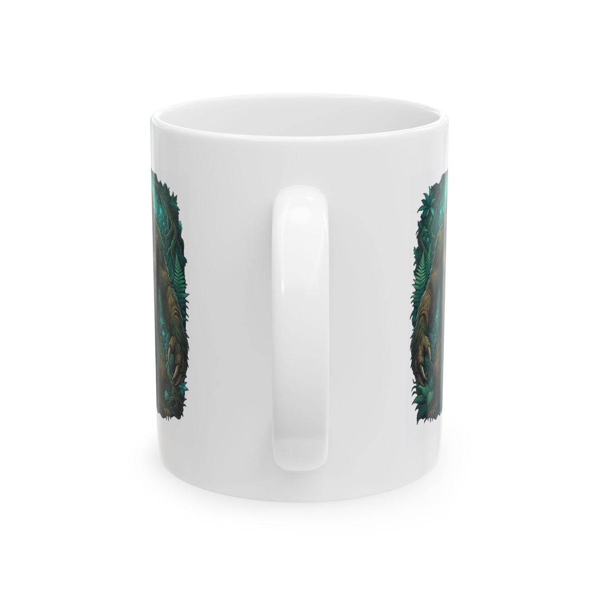 "Mapinguari (Amazon Rainforest)" White Ceramic Mug