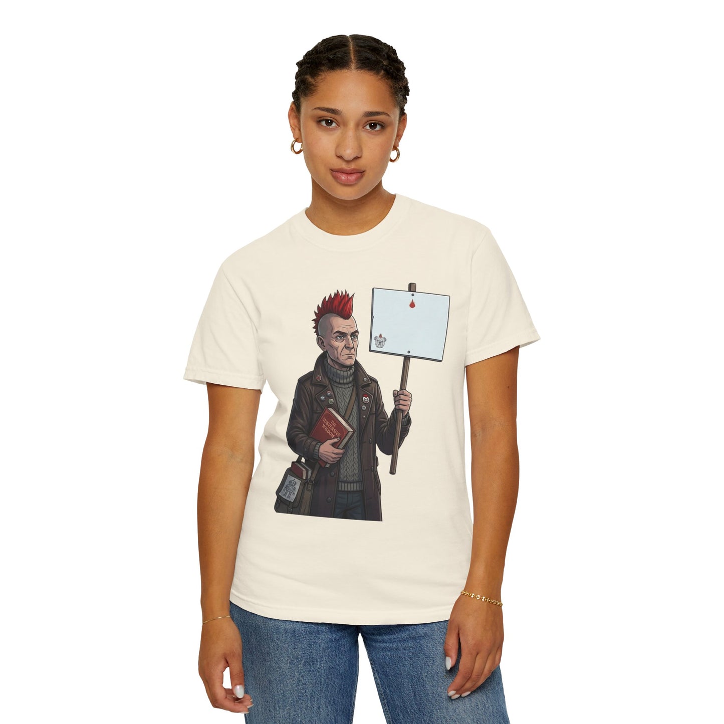 "Quiet" Unisex Garment-Dyed Tee