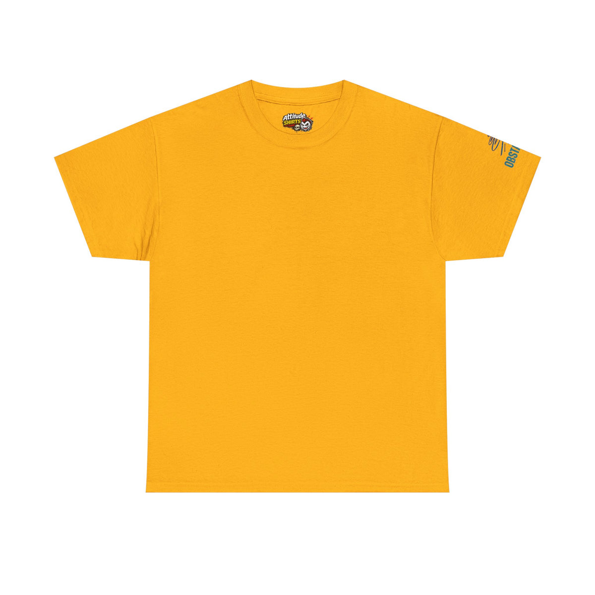 Color: Gold | Life Is The Obstacles Premium Graphic Tee