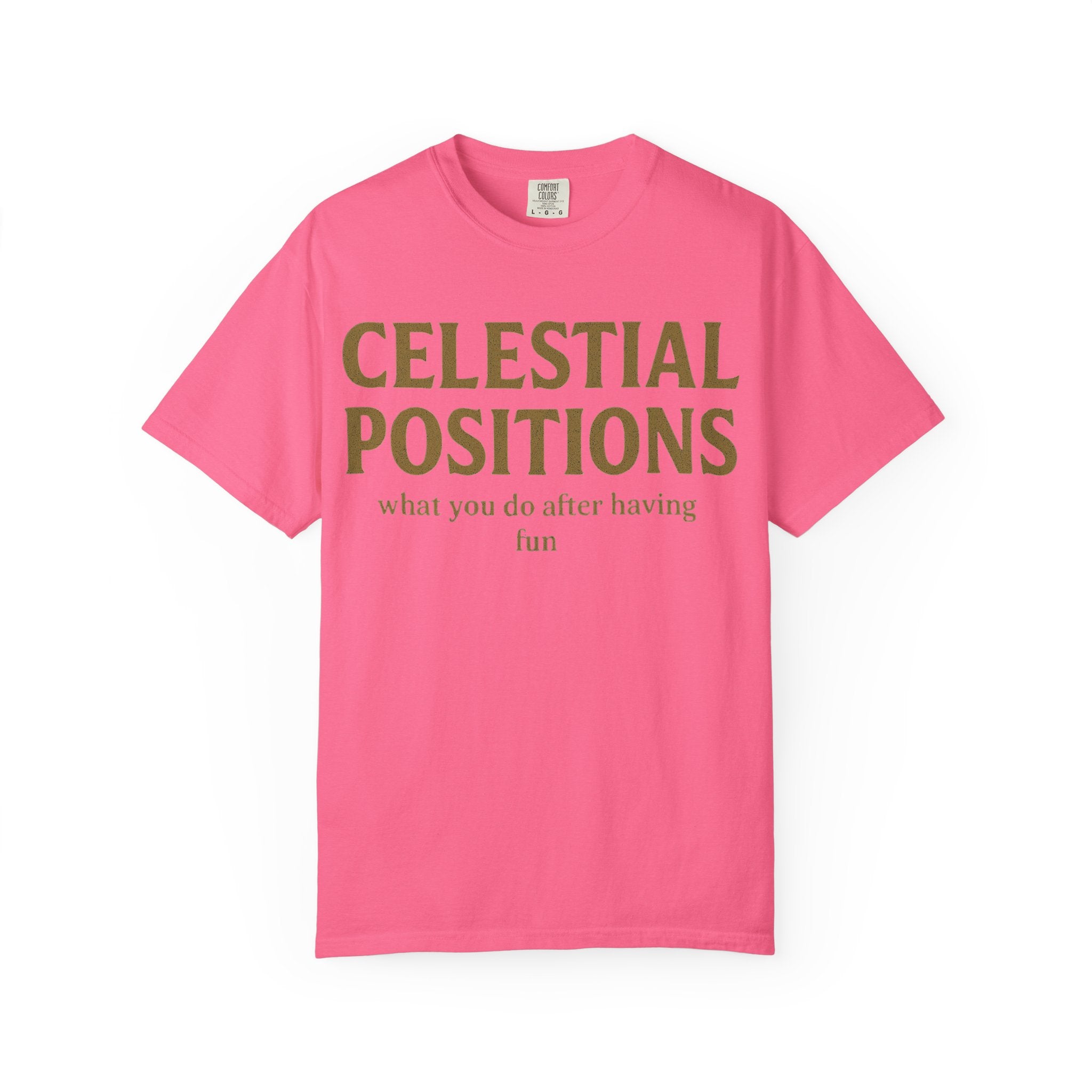"Celestial Positions" Unisex Garment-Dyed T-shirt