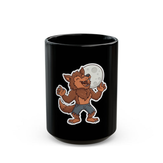 "Werewolf" Black Ceramic Mug