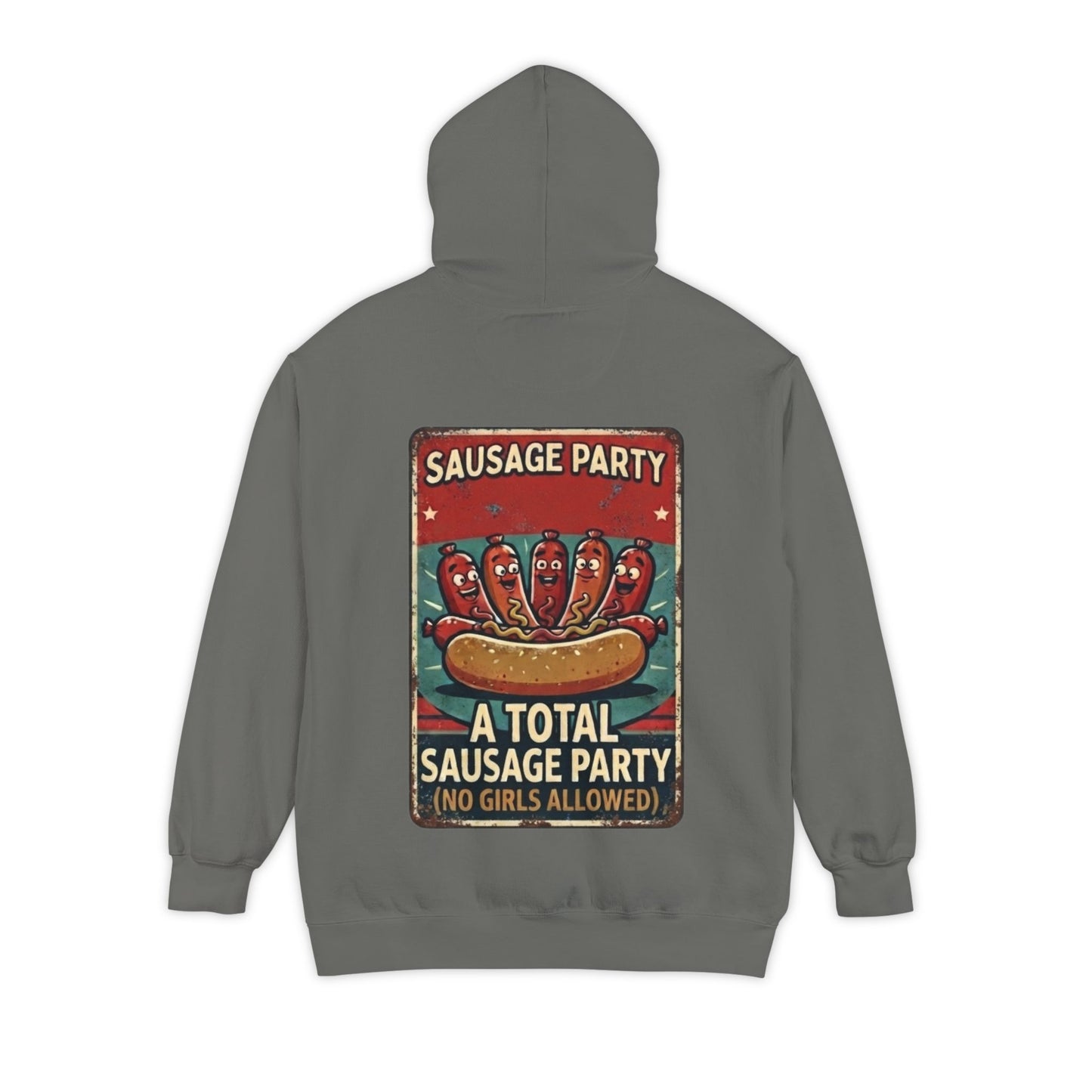 "Sausage Party" Garment-Dyed Hoodie