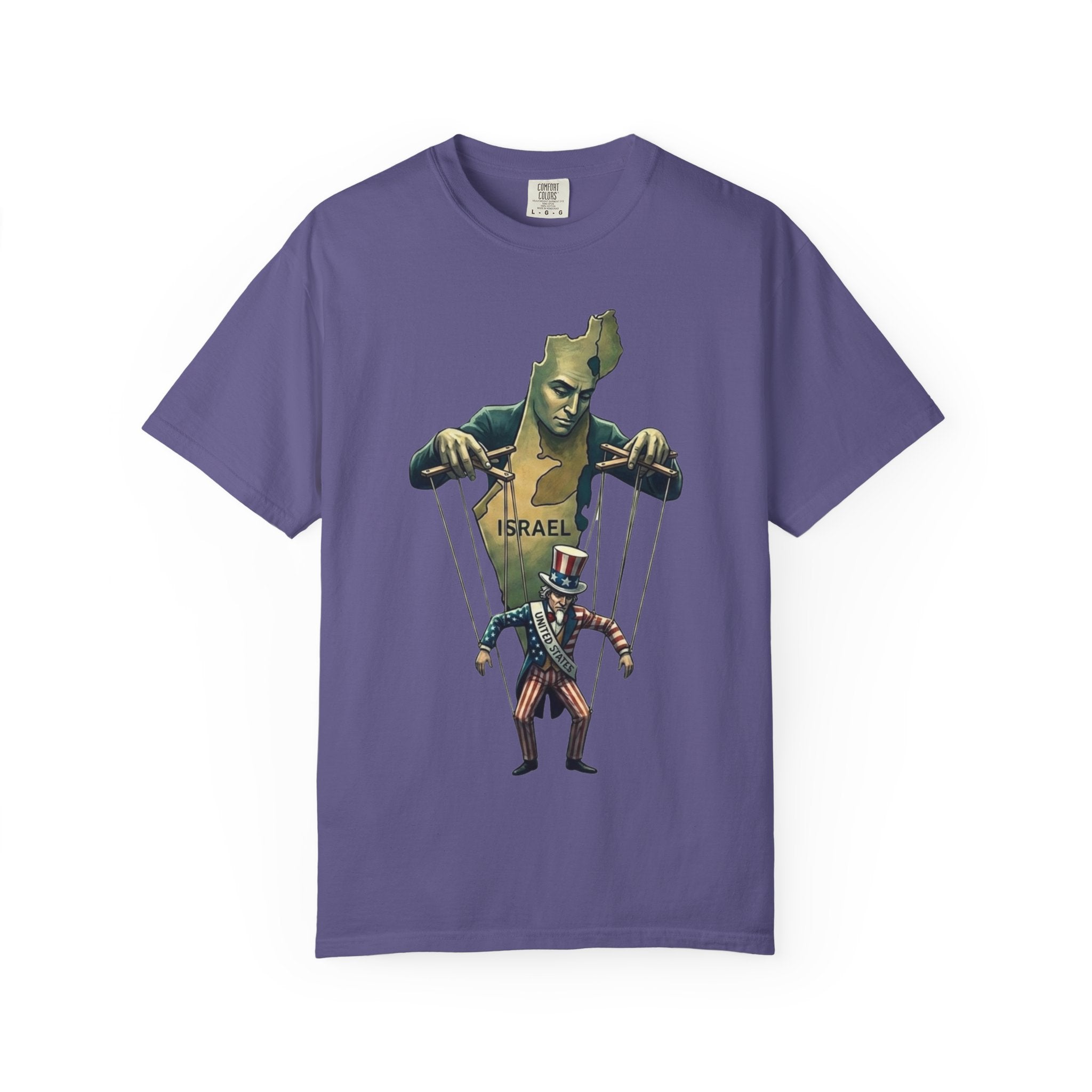 "The Global Puppet Master" Unisex Garment-Dyed T-shirt