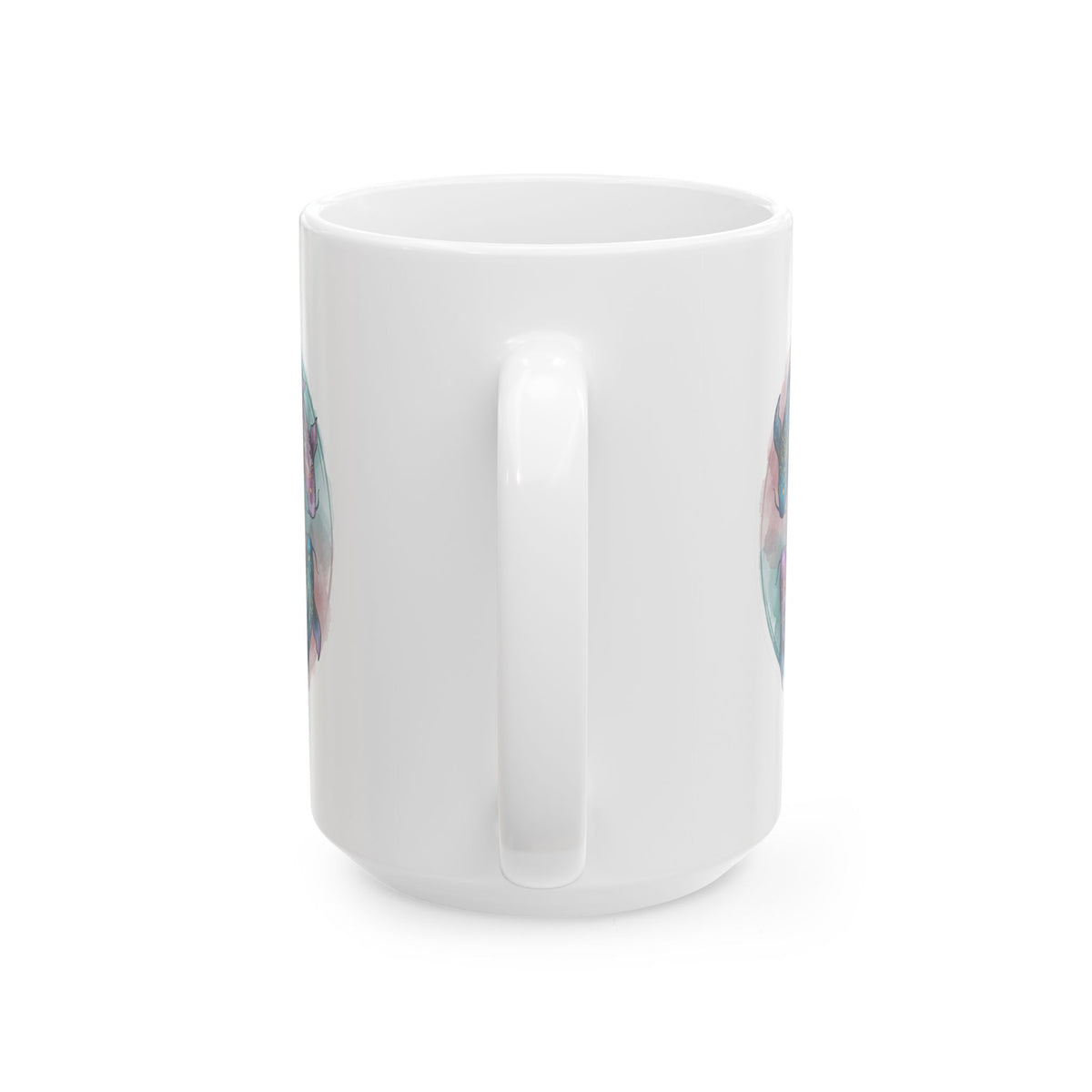 "Pisces The Infinite Fish" White Ceramic Mug